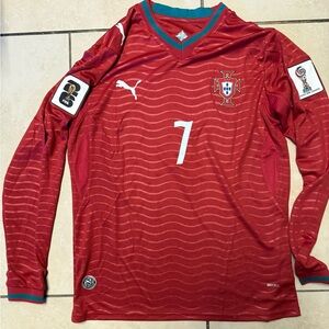Cr7 cristiano ronaldo brand new soccer jersey world cup 2026 portugal puma